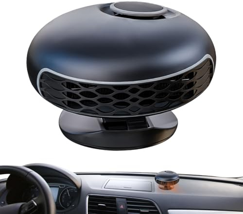 Calentador para automóvil, Calentador de automóvil portátil | Descongelador de calentador de coche 2 en 1 plegable,Ventilador calefactor de de calentamiento rápido, 12V, giratorio de 360°, p