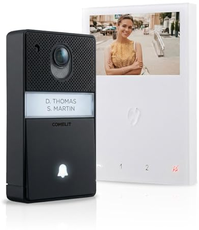 Comelit Kit Videocitofono 2 Fili con Monitor 4,3 per Casa