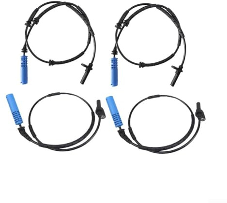 4 sensores de velocidad de rueda, montaje para BMW, X3 E83 (2004-2010) sistema ABS, repuesto OEM 34523420330 34523420331