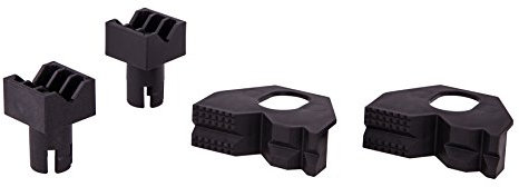 wolfcraft Clamping Jaw Set for Securing Horizontal and Round Workpieces, 4 Pcs. I 6174000 I for numerous Clamping Options on All Tables with 20 mm bore Holes