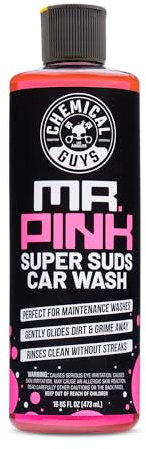Chemical Guys CWS_402_16 - Mr. Pink Super Suds Shampoo & Superior Surface Cleaning Soap, 16 oz