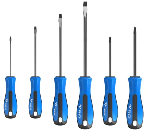 BRILLIANT TOOLS BT031000 Jeu de tournevis, fente, Ph, 6 pcs [Powered by KS TOOLS]