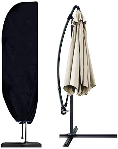 Funda Parasol Impermeable Funda Protectora De Parasol Funda Sombrilla Jardin Cubierta Sombrilla para Exteriores (205(40 * 70 * 50) cm)