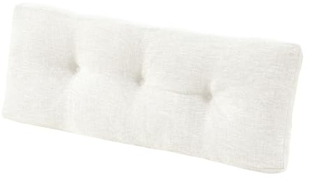 downluxe Indoor Bench Cushion for Indoor Furniture, Non-Slip Tufted Overstuffed Textured Foam Bench Seat Cushion, 36 X 14 X 4, Beige, 1 Pack