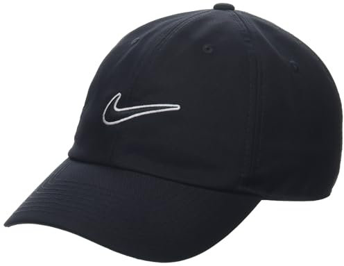 NIKE FB5369-010 U NK Club cap U CB SWSH L Berretto Unisex Adulto Black/Black Taglia S/M