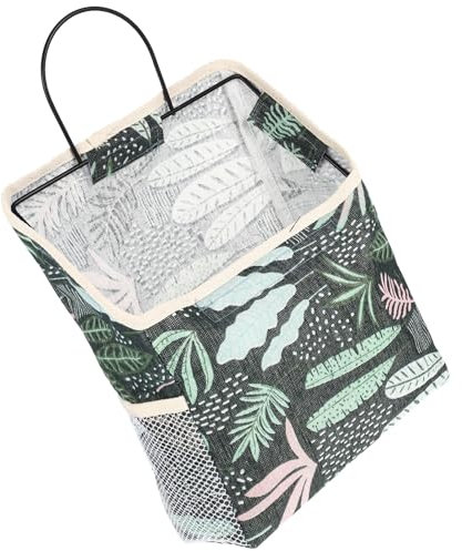 BUGUUYO Door Closet Organizer Wall Hanging Storage Bag Dog Storage Organizer Canvas Iron