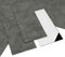 PVC Bodenbelag - Vinylboden Selbstklebend, Extra Abriebfest, Wasserdicht Grau Marmor-Effekt für Küche, Badezimmer, Schlafzimmer 30x15cm 40 Stück