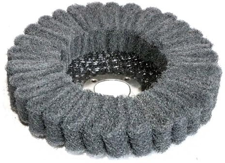 MiJunHD Disco lamellare in fibra di nylon da 100 mm, grana 800, abrasivo, abrasivo, smerigliatrice, strumento di lucidatura per smerigliatrice angolare (diametro del foro: 16 mm, 1 pezzo)