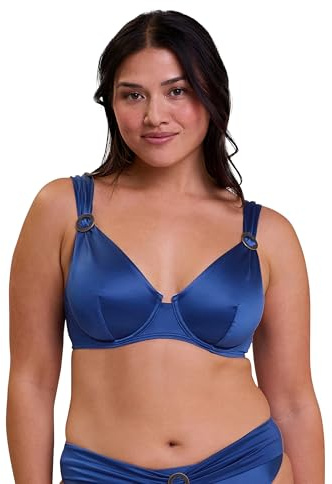 Sans Complexe - Modèle Maui - Haut de Maillot de Bain - Femme - 95D - Bleu Mazarine