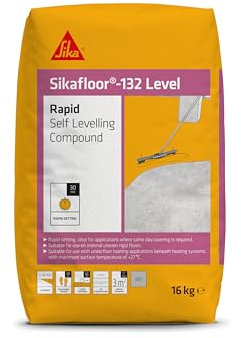 Sika Sikafloor 132 Level Rapid Setting Self Levelling Flooring Compound, 16 kg