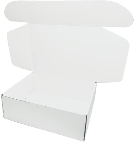 12x9x4 inches Small White Mailers Boxes Set of 10