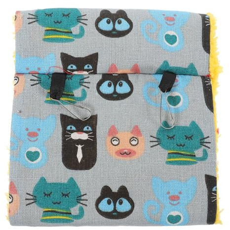 CVUTOVO Nido Amaca per Pappagalli e Parrocchetti in Cotone Riscaldato Design Sospeso per Gabbia Spazio Protetto e Comfort Durante Sonno