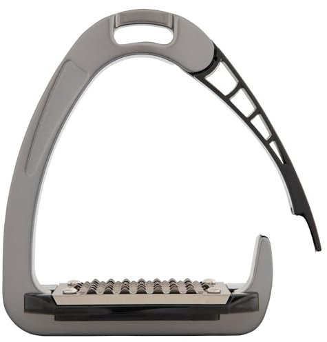 Acavallo - Sicherheits-Steigbügel Arena Alupro Junior, Farbe Titanium