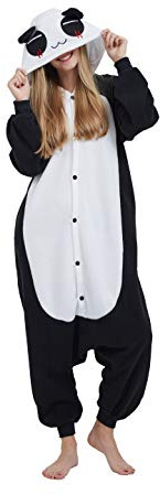 SimZoo Pijama Mono De Animal para Adultos, Ropa De Dormir para Disfraz De Panda para Hombres Y Mujeres, Ropa para El Hogar Unisex De Una Pieza