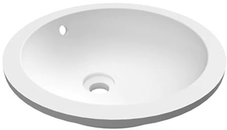 LAVABO SOTTOPIANO TONDO VARIANT 41X41 CM Bianco