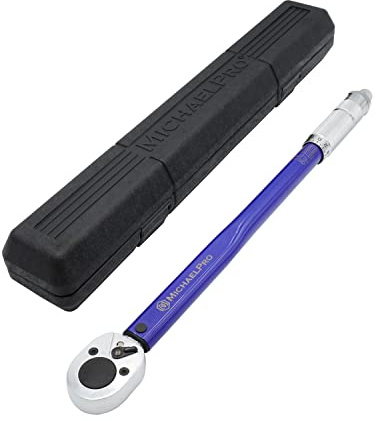 MichaelPro 1/2-Inch Drive Click Torque Wrench, 10 – 150 ft-lb (13.6 – 203.5Nm), Torque Wrench 1/2 Drive | MP001220