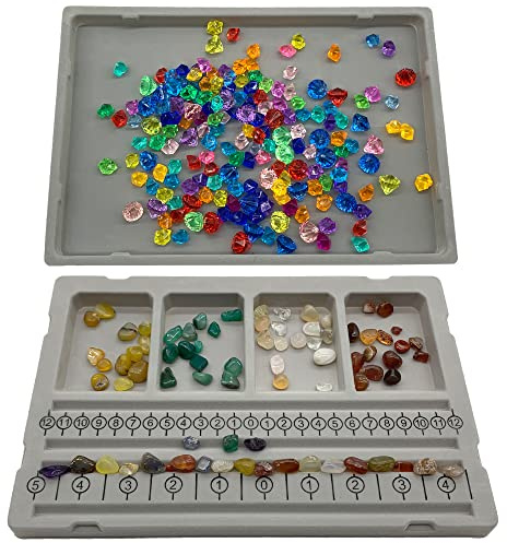 DHER bead board Perlenbrett Platte Perlen Beflockt Perlen Board Kreisarmband Designplatte Halskette Armband Perlen bequemes einfaches Diy-Werkzeug Messwerkzeug Größenskala Design Board (B 2 pcs)