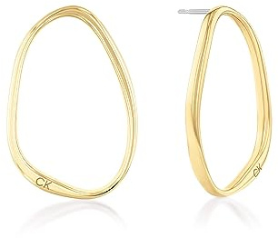 Calvin Klein Creolen für Damen Kollektion ELONGATED DROPS in Gelbgold - 35000451