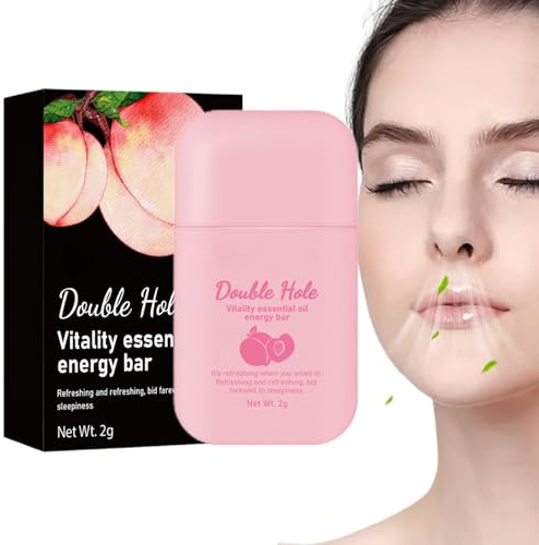Nasal Inhaler, Two- Nasal Inhaler Stick, Refreshing Stick, Double Refreshing Nose Inhalation Stick, Boost Stick Provide Fresh Cooling Sensation, Portable Personal Diffuser Sniffer Stick