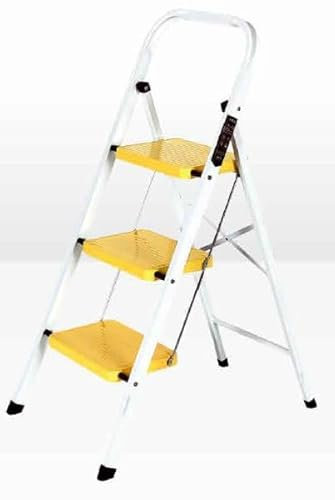 Step Ladder 3 Step Portable Household Folding Home workshop or Garden Strong and Sturdy