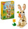 LEGO Creator 3-en-1 L’Adorable Lapin - Jouet de Construction - Figurine d'animal se Transformant en Lama ou en Phoque - Cadeau d'anniversaire Original pour Fille ou Garçon dès 8 Ans 31162