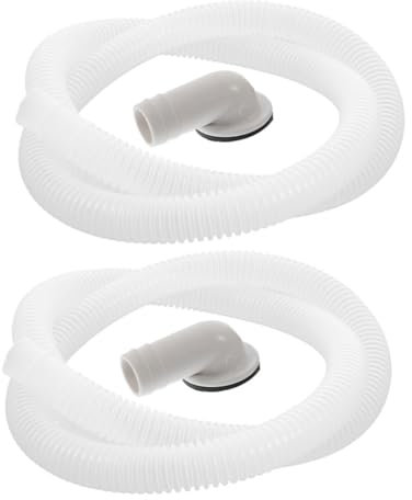 CONGARTENO 2sets Drain Hose Kit for Air Conditioner Window Unit Leak-Resistant Plastic Portable Drain Hose