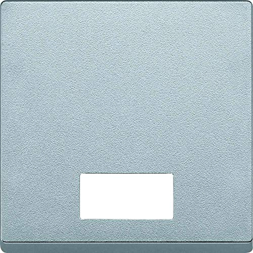 Merten Abdeckung Wechselschalter System M Aluminium 433860