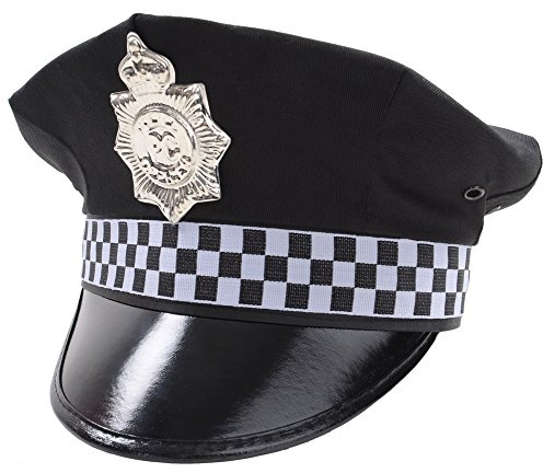 Wicked Costumes - Polizei Offizier Polizist Schirmmütze Herren Kostüm Zubehör