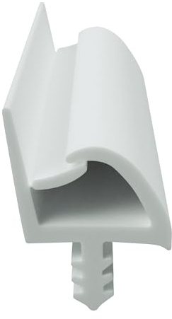 DIWARO® Zimmertür-Dichtung ZT008 | weiß, beige, braun, grau und schwarz | 5 lfm für Zimmertüren und Innentüren. Zum Schallschutz und abdichten der Tür. Bestehend aus TPE (Thermoplastischen Elastomer)