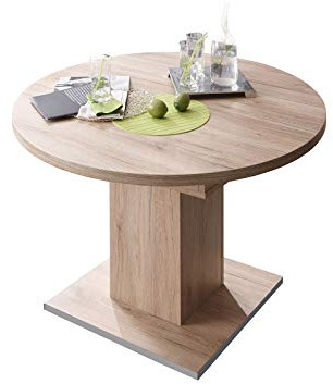 möbelando Esszimmertisch Tisch Esstisch Küchentisch Speisentisch Holztisch Judd II Sanremo hell