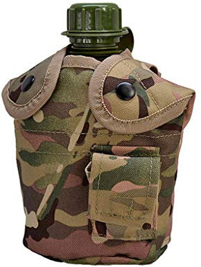 Canteen with cover mc camo