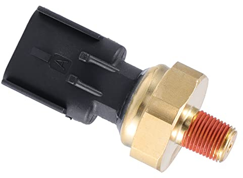 X AUTOHAUX Sensor De Presión De Aceite para Chrysler Aspen 2007-2009 1Uds | Para Chrysler Town Country 11-16, Para Ram 1500 11-16, Metal/Plastico, Negro/Dorado, Tamano 6X2.7Cm, Oe 5149062Aa