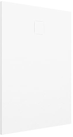 Piatto Doccia 70x90 cm Bianco Effetto Pietra Rettangolare in SMC Riducibile Samos