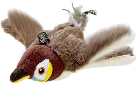 Katzenspielzeug Vogel Fliegt Elektrisch, Elektrisch Katzen Spielzeug Selbstbeschäftigung mit Fernbedienung, Interaktives Katzenspielzeug Vogel mit Katzenminze, Katzenspielzeug Vogel Katzenspielzeug