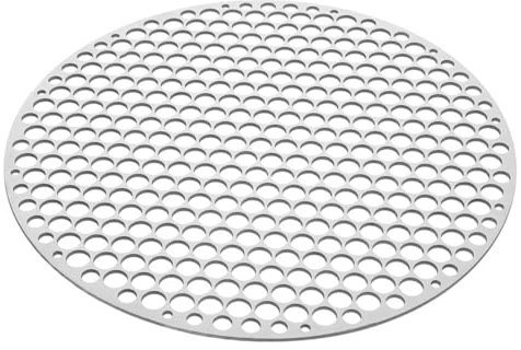 KONTONTY Barbecue Ronde Maille Filet Pratique Pour Barbecue Extérieur Tapis Acier Inoxydable Pour Grillades