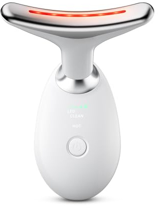Cocobeen Face Neck Tool for Skin Care, Electric Neck Face Lifting Device for Wrinkle Removal (White)