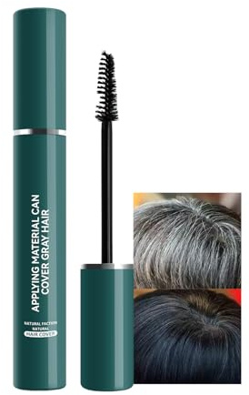Root Touch-Up Stick Grey Hair Cover Up - Semi-Permanent Hair Root Colour Touch Up Long Lasting Black Hair Mascara Waterproof Grey Hair Coverage Beard