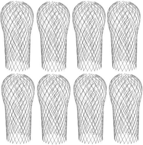 Mesee Parafoglie per Grondaie Filtro Per Grondaia Espandibile, Protezione Antipioggia per Tubi di Scolo, Filtro a Rete Coperture In Alluminio per Tubi Caduta per Filtrare Fango Detriti Foglie