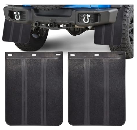 UOCZZONMI Rally Gummi-Schmutzfänger, kompatibel mit Lada Niva 4x4 Fora Landole Urban BRONTO XRAY X-RAY Largus 4x4 Urban Schmutzfänger Spritzschutz Kotflügel(2PCS)