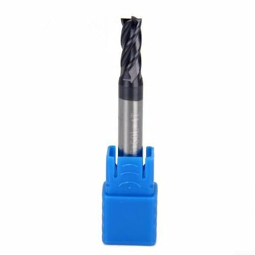 Fraise à 4 cannelures en carbure massif avec revêtement AlTiN pour applications de finition et d'ébauche sur toutes les fraiseuses (14 mm)