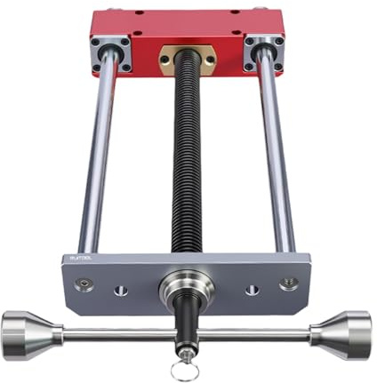 MotiveTech Heavy Duty Stainless Steel Workbench Vise Carpenter Clamping Tool for Woodworking Reinforced Easy to Install Suitable for, red