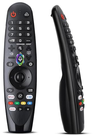 Universal Fernbedienung für LG Fernseher Smart TV OLED NanoCell QNED 4K/8K UHD – Ersatz-Fernbedienung für LG Magic Remote AKB75855501 AN-MR20GA MR21GA MR22GA