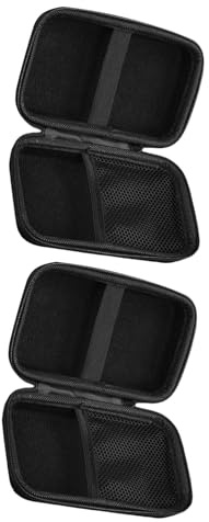 JOYOFREELY 2 Pezzi Custodia Portatile per Sigari in Eva con Protezione e Antiurto, Capacità per 8 Sigari, Tasca a Rete, per Viaggi e Trasferte