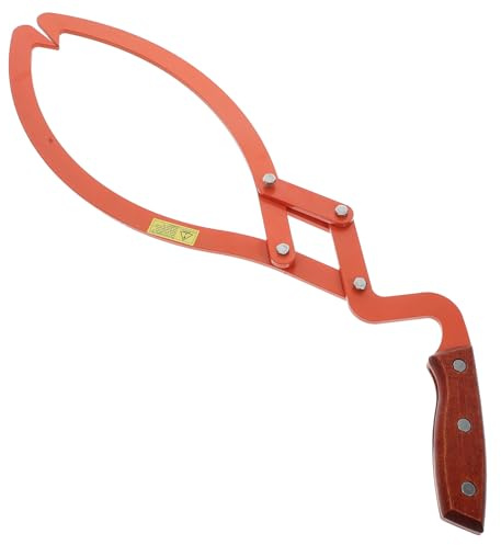 PRETYZOOM Heavy Duty Log Skidding Arch with 2 Claw Log Lifting Hook Made of Alloy Steel for Efficient Transporting in Forestry and Construction
