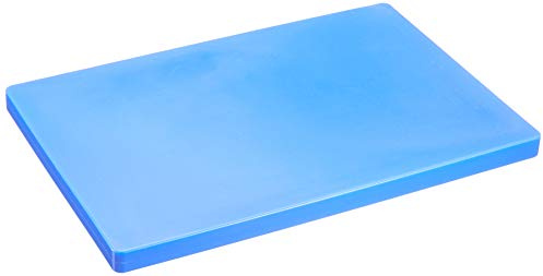 Grunwerg Low Density Plastic Chopping Board, Blue, 44 x 30 x 2.5 cm