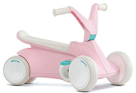 BERG GO2 Pink, ride and pedal, stable and safe, long lasting playtime fun, whisper quiet tires