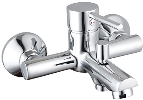 SCHÜTTE Mischbatterie für Bad Dusche Chrom Wannenarmatur Duscharmatur Dusche