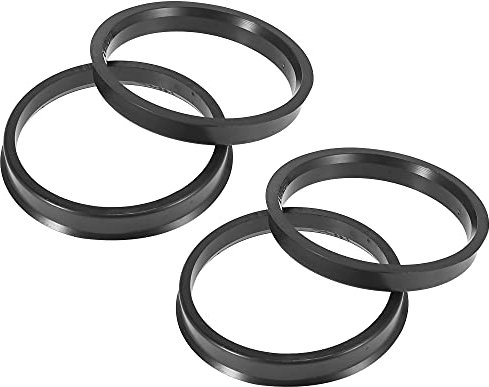 X AUTOHAUX 4pcs Plastique Bague de Centrage 66.1mm a 74.1mm Voiture Central Anneaux Roue Alésage Entretoise