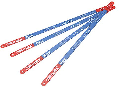 Hacksaw Replacement Blades, 10PCS Metal Cutting Hacksaw Blades, 24 Teeth Per Inch Sabre Saw Combo Wood & Metal Cutting Fits Made with HSS