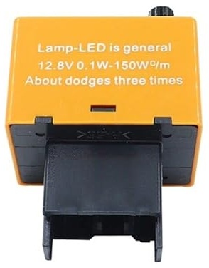 SOCAL-LED 8 broches LM449 81980-50030 Vitesse réglable Stroboscope électronique clignotant Relais pour réparer les ampoules de clignotants LED Hyper Flash Problème